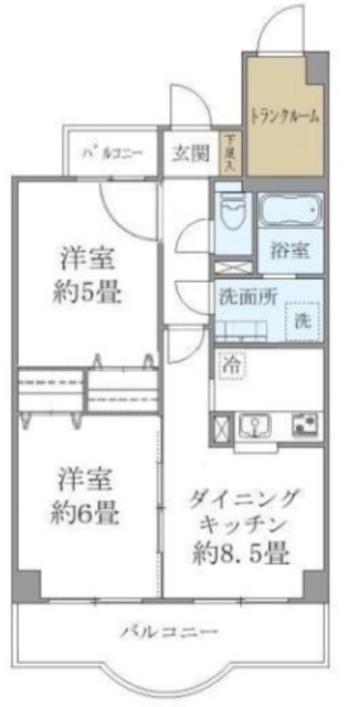 西船橋スクエアガーデンの間取り