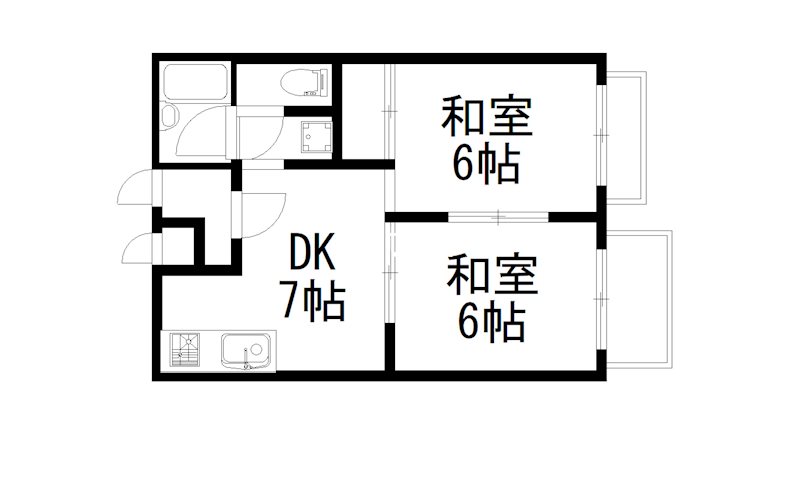 ドミセーヌの間取り