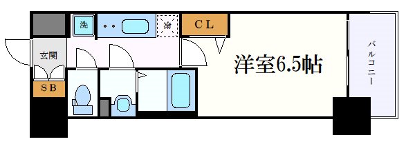 プレサンス伏見アーバンベースの間取り