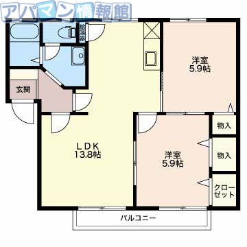 パストラルハイツの間取り