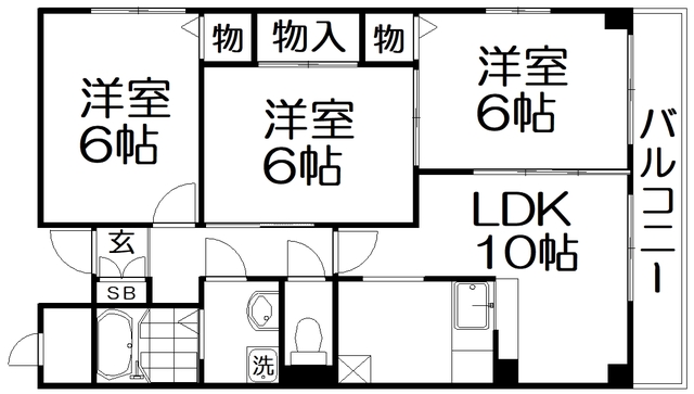 ビサイド22の間取り