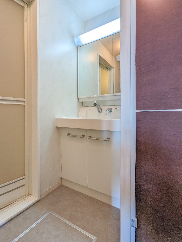 洗面設備　図面と現状に相違がある場合には現状を優先