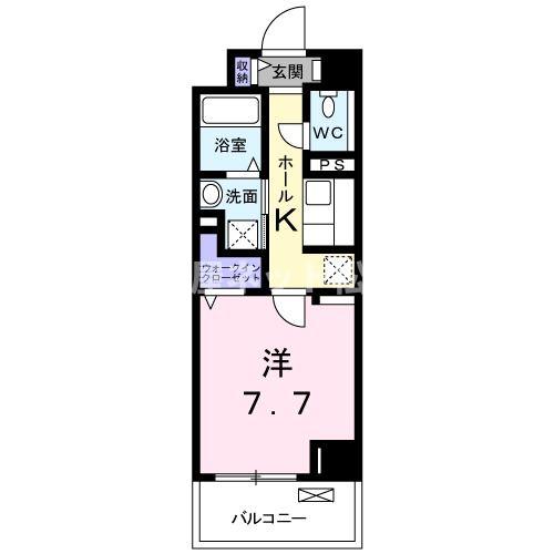 ユリウス　湊町の間取り