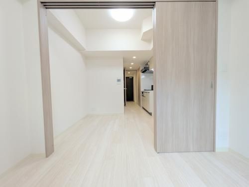 居室・リビング　建築中の写真です