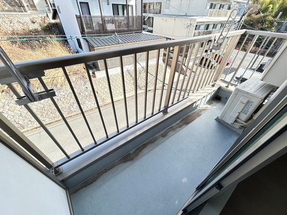バルコニー　※別部屋の写真です