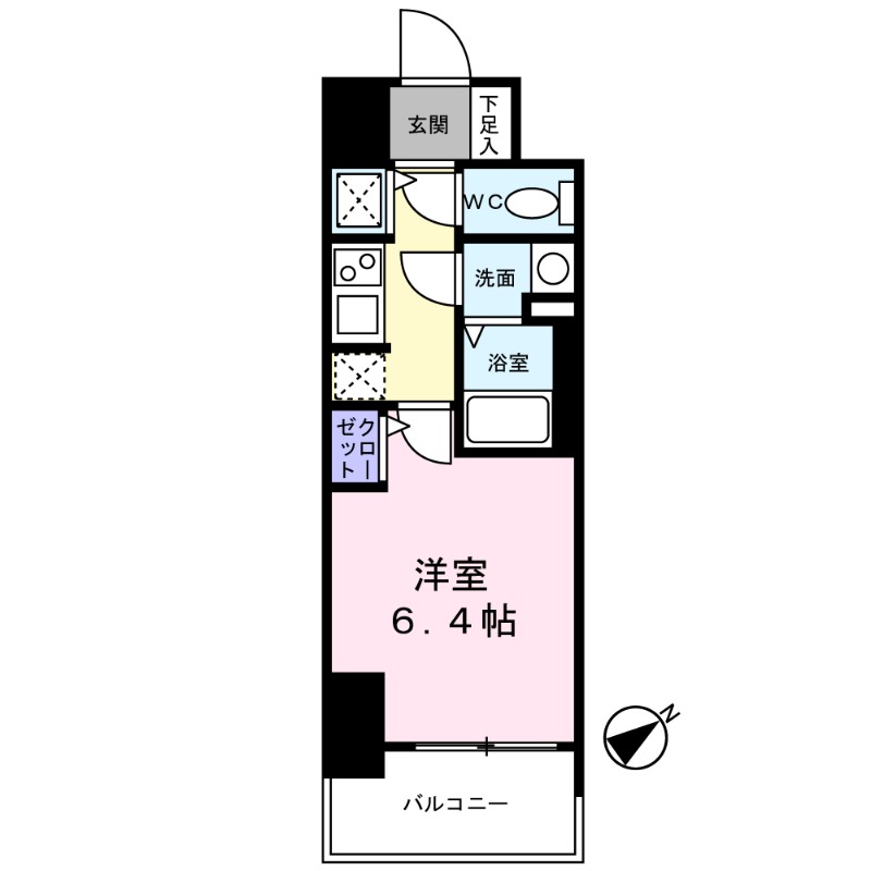 S-RESIDENCE堺湊駅前azureの間取り写真