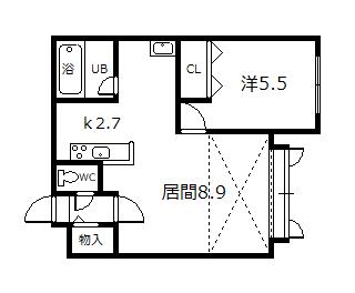 メゾンドヴォーグの間取り