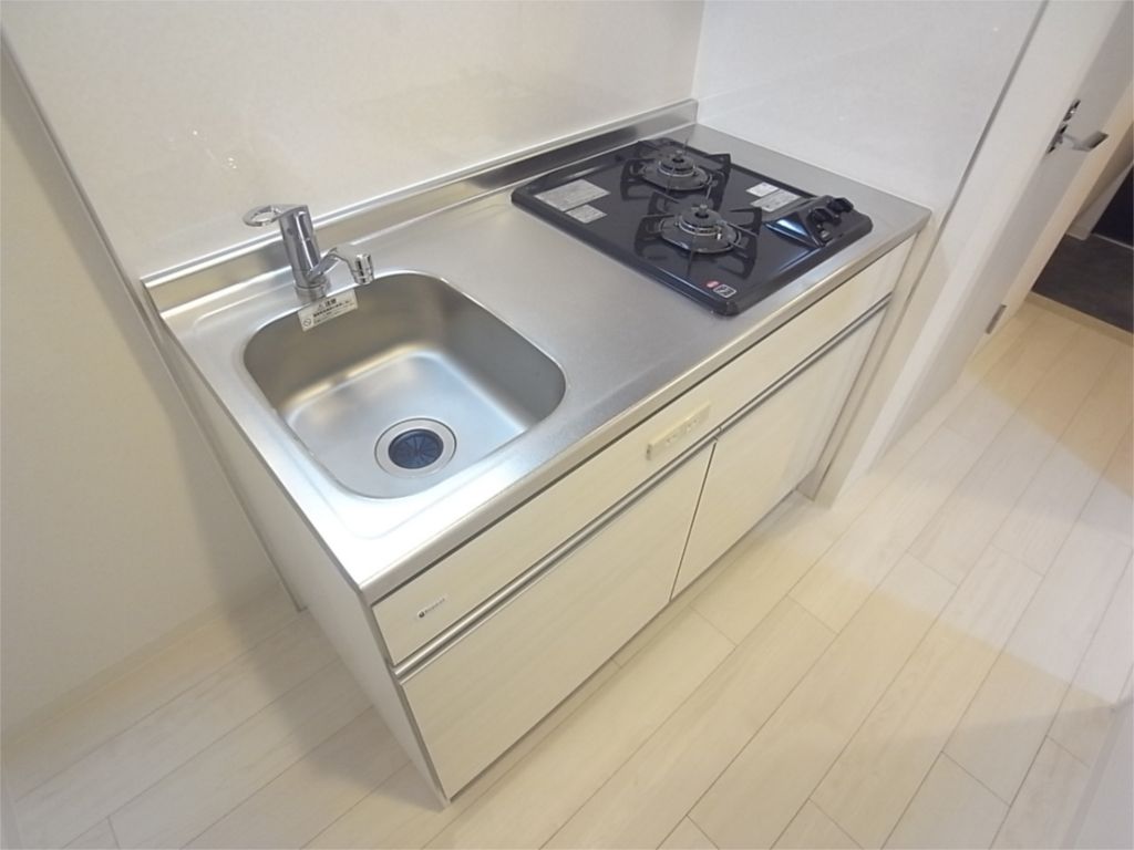 キッチン　ガス二口システムキッチン