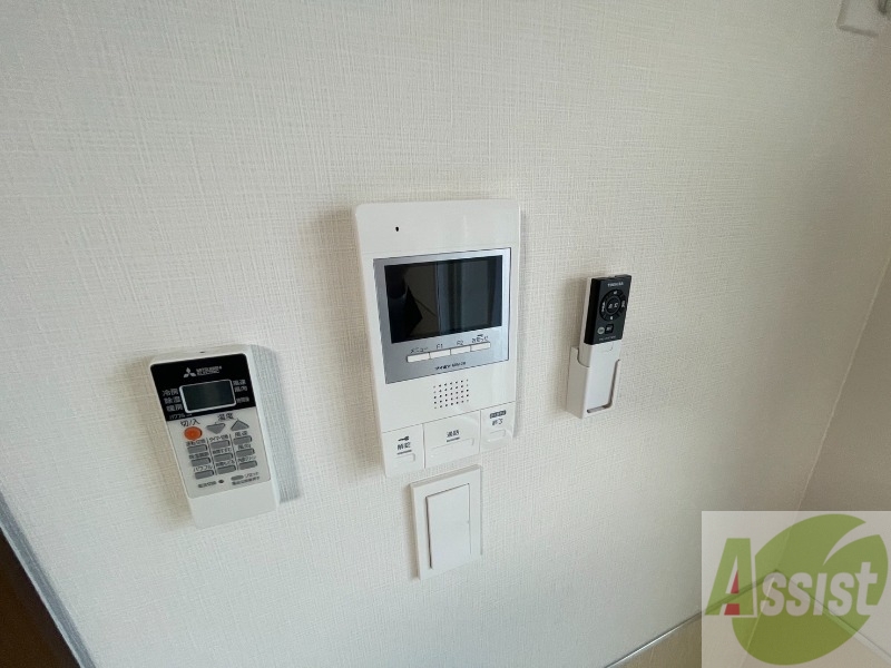 セキュリティ　インターホンで来客確認ができます。安心ですね。
