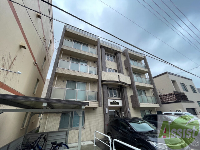 建物外観　札幌市中央区南４条西「グランメール南４条レジデンス」