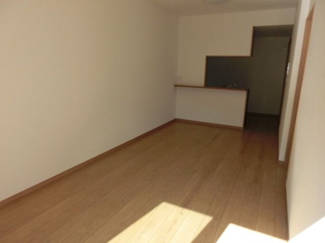 居室・リビング　日当り良好です　12帖の広々キッチン