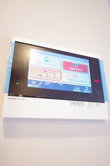 セキュリティ　安心のモニター付きインターホン！