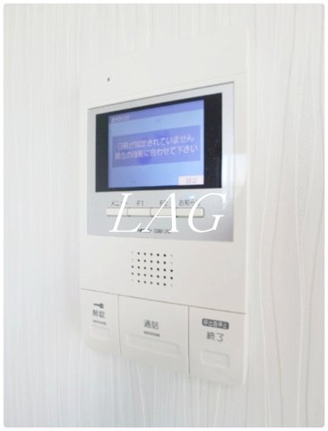 セキュリティ　モニター付きインターホンです。