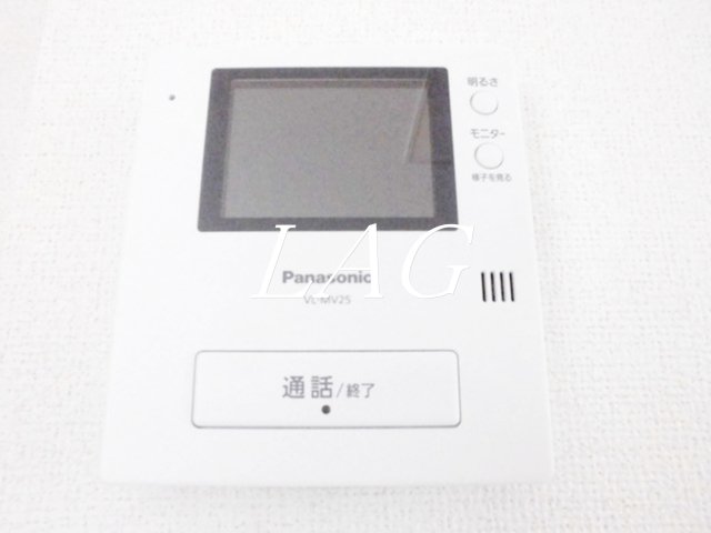 セキュリティ　モニター付きインターフォンです。