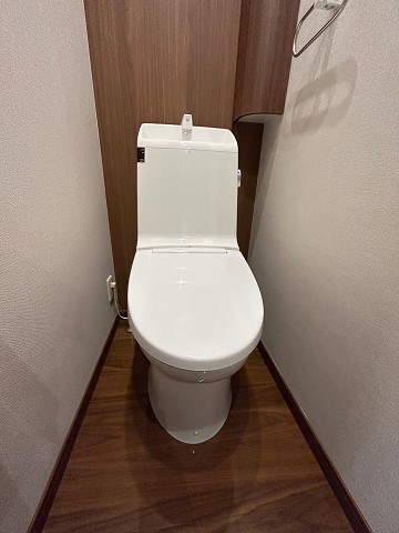 トイレ　ゆったりとした空間のトイレです