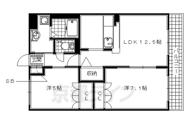 LEBEN AZUKIの間取り写真