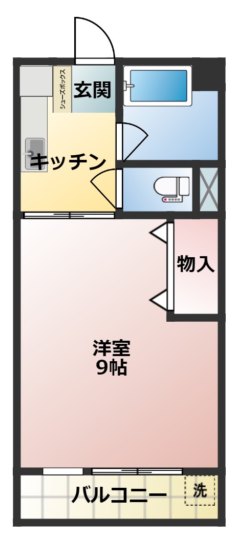 コーポ日吉台の間取り写真
