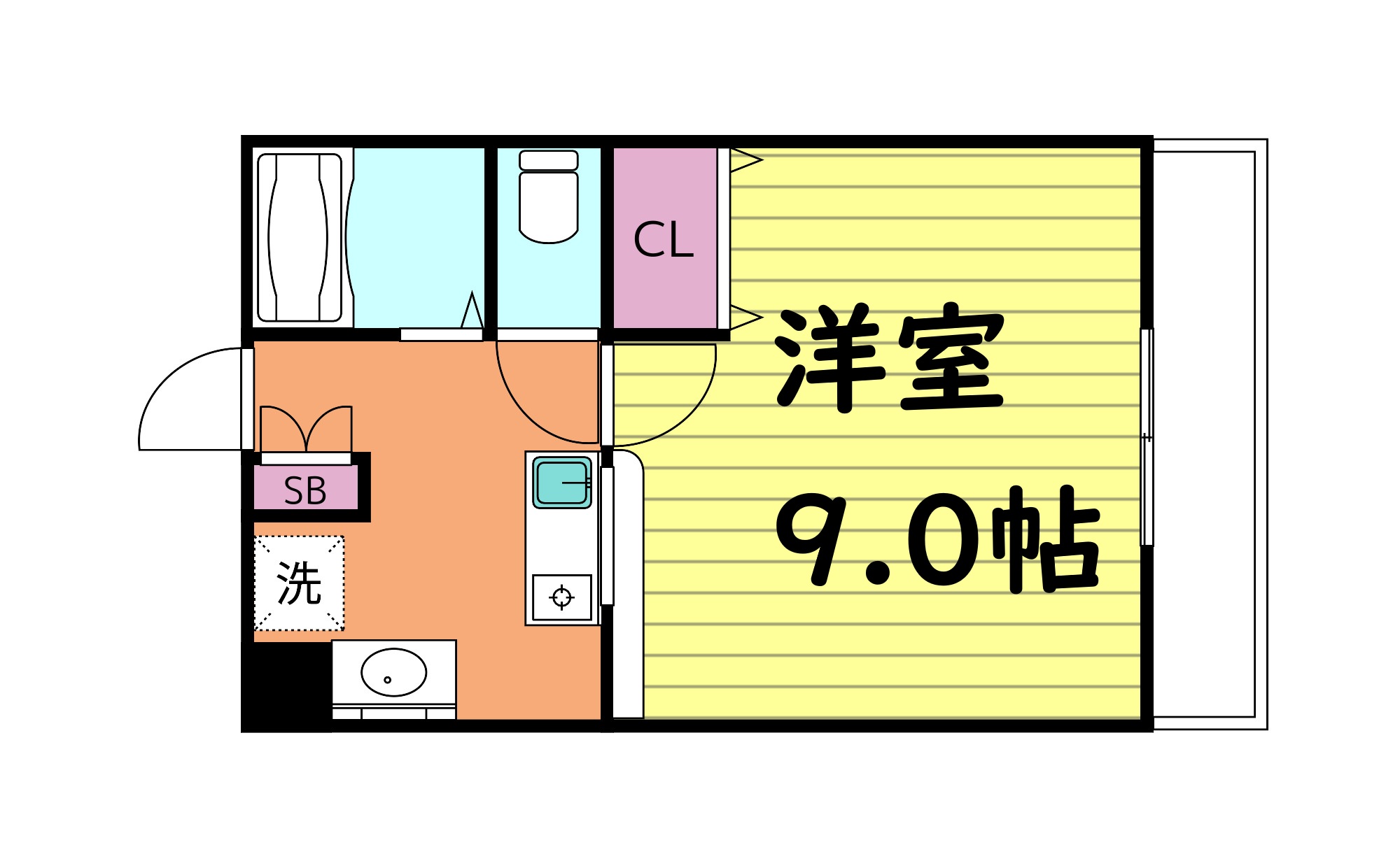 プレアデス東中本の間取り写真