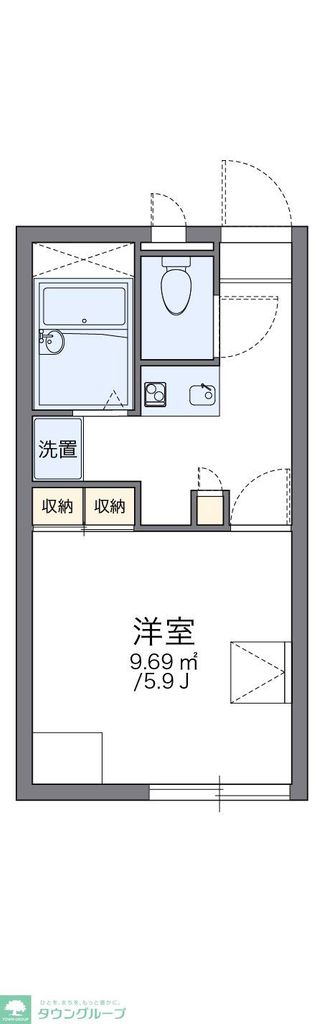 レオパレス天川の間取り写真