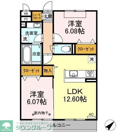 K-コーポの間取り写真