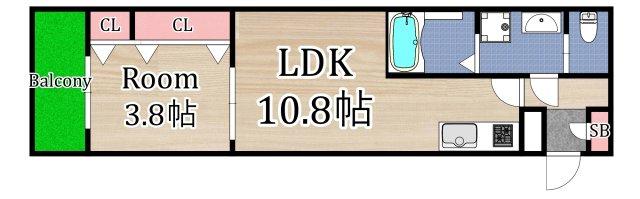 センターポートの間取り写真