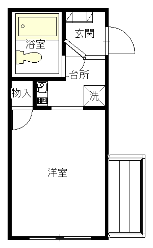 エクシード8の間取り