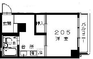 ハイツ本橋の間取り