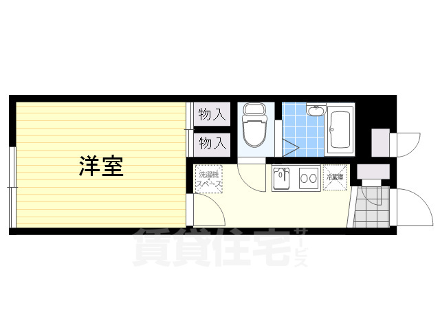 レオパレス夢千里の間取り