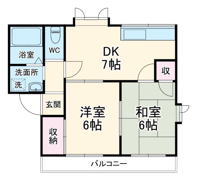 神奈川県秦野市曽屋（アパート）の賃貸物件の間取り