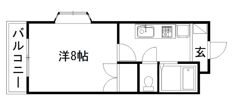 浜松市中央区曳馬のマンションの間取り