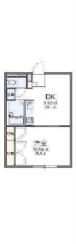 レオパレス白雪の間取り