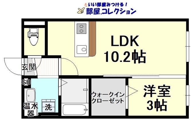 オーク上富野の間取り