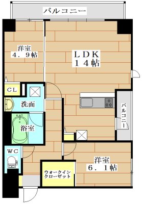 ラフィーネ庄所の間取り