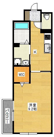 【筑紫野市針摺西のマンションの間取り】