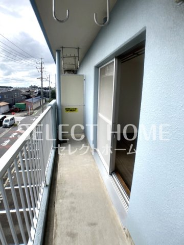 バルコニー　バルコニーがあります