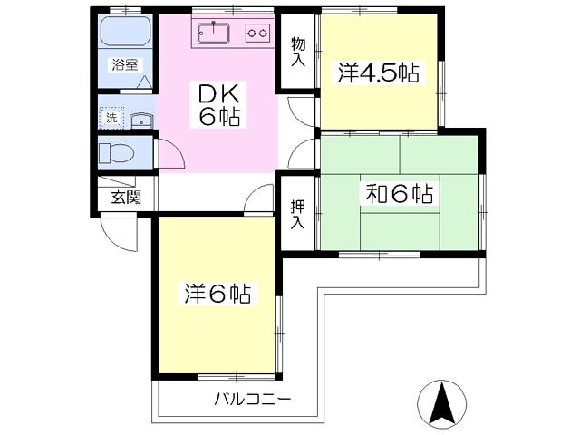 コーポ大木の間取り