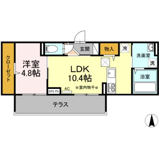 コラージュ リアン5-10の間取り