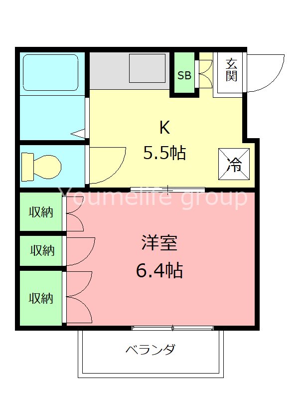 パレス小沢IIの間取り