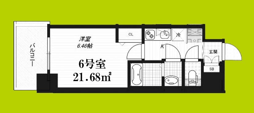 住之江公園レジデンスの間取り