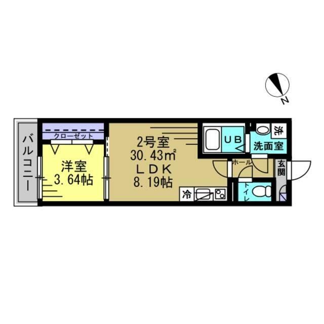 アルベロ新検見川の間取り