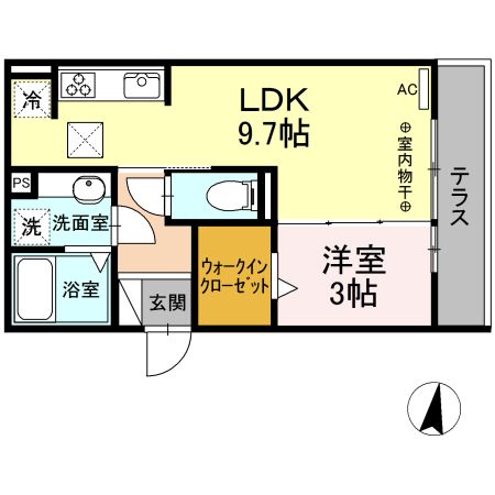 ザ・シティハウス白山の間取り