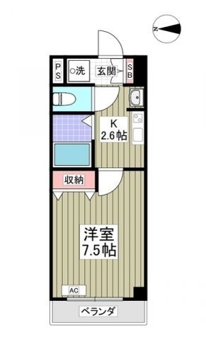 シャトール田口金沢八景の間取り