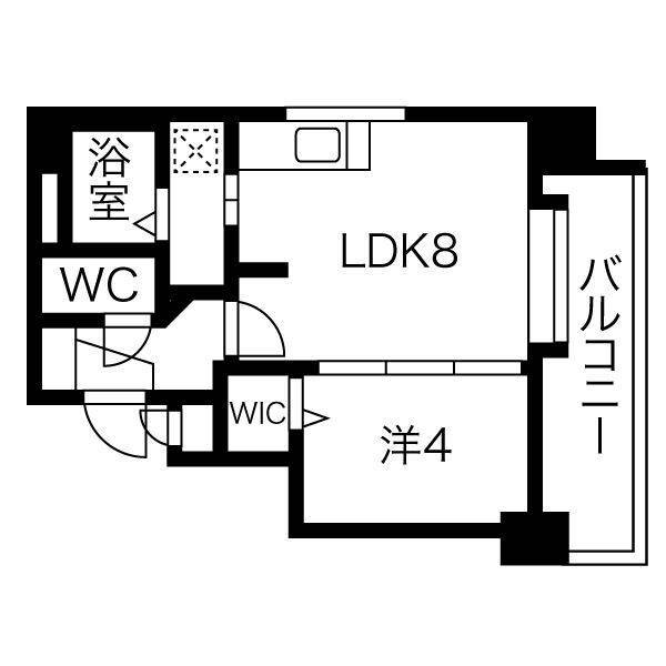 クラッセ琴似ステーションの間取り