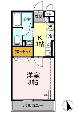 アムール大倉山　A棟の間取り