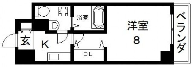 プラディオ徳庵セレニテの間取り