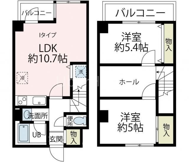 ピアレジアオヤマＶの間取り