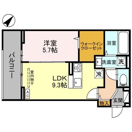 さいたま市北区宮原町のアパートの間取り