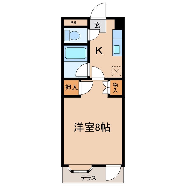 グリーンコートCの間取り