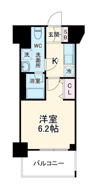 ガレリアレジデンス石川町の間取り