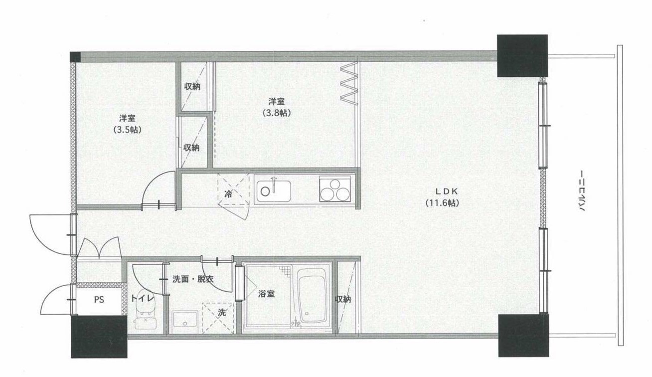 R3KIKUKAWAの間取り